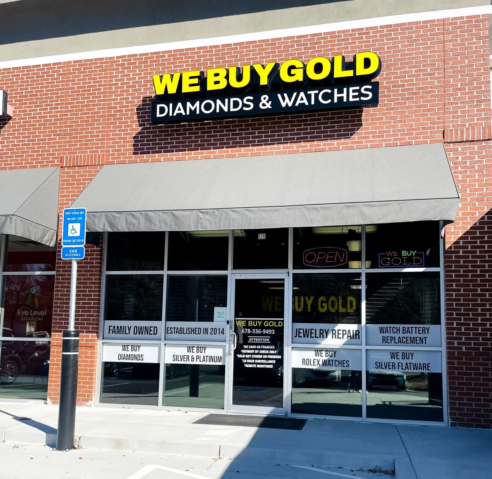We Buy Gold, Diamonds and Watches Lawrenceville Front Store